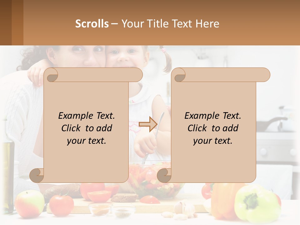 Lifestyle Coastal Daughter PowerPoint Template