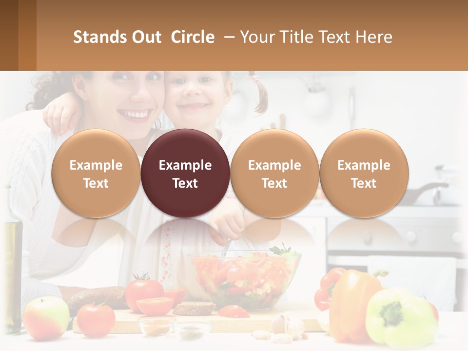 Lifestyle Coastal Daughter PowerPoint Template