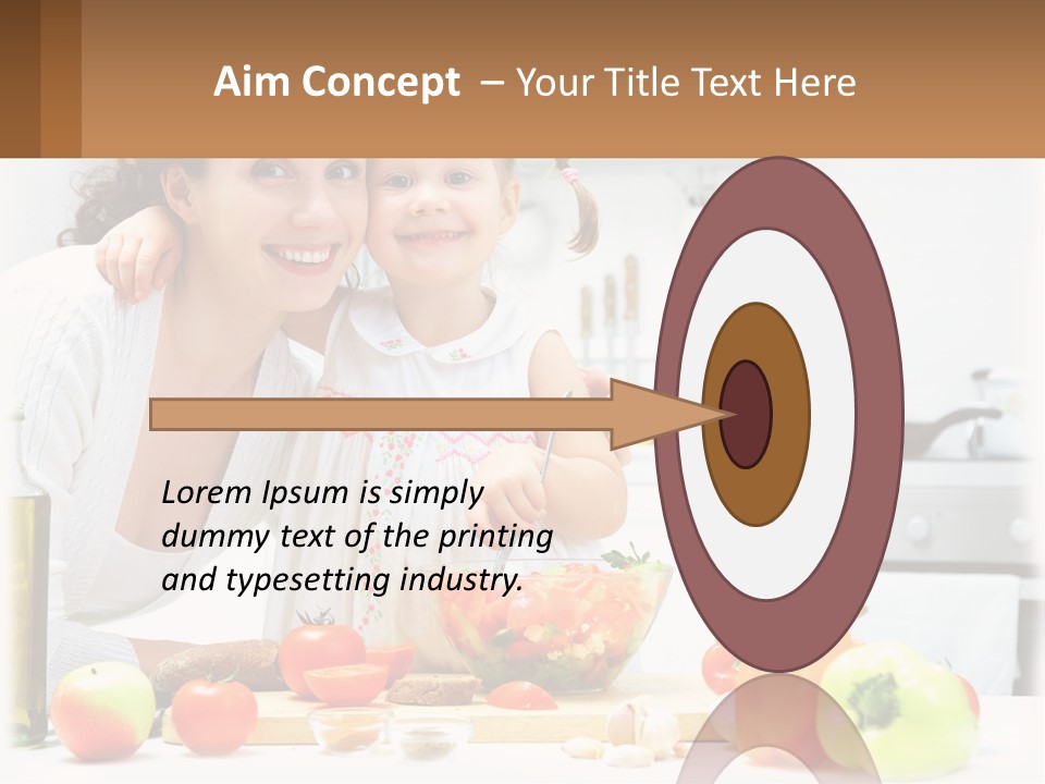 Lifestyle Coastal Daughter PowerPoint Template