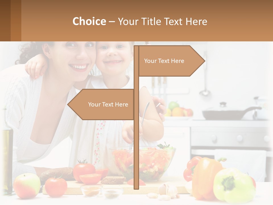 Lifestyle Coastal Daughter PowerPoint Template