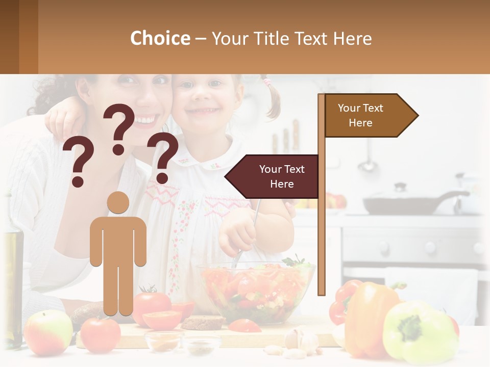 Lifestyle Coastal Daughter PowerPoint Template