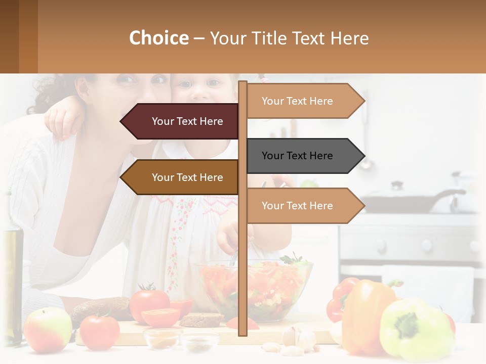 Lifestyle Coastal Daughter PowerPoint Template