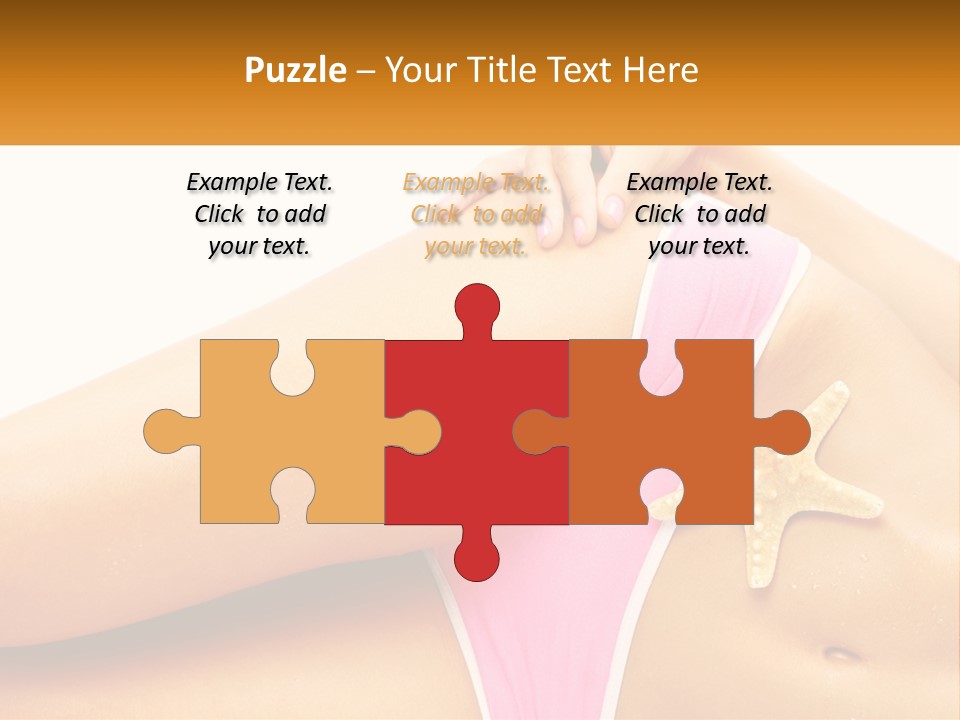 Water Elderly White PowerPoint Template