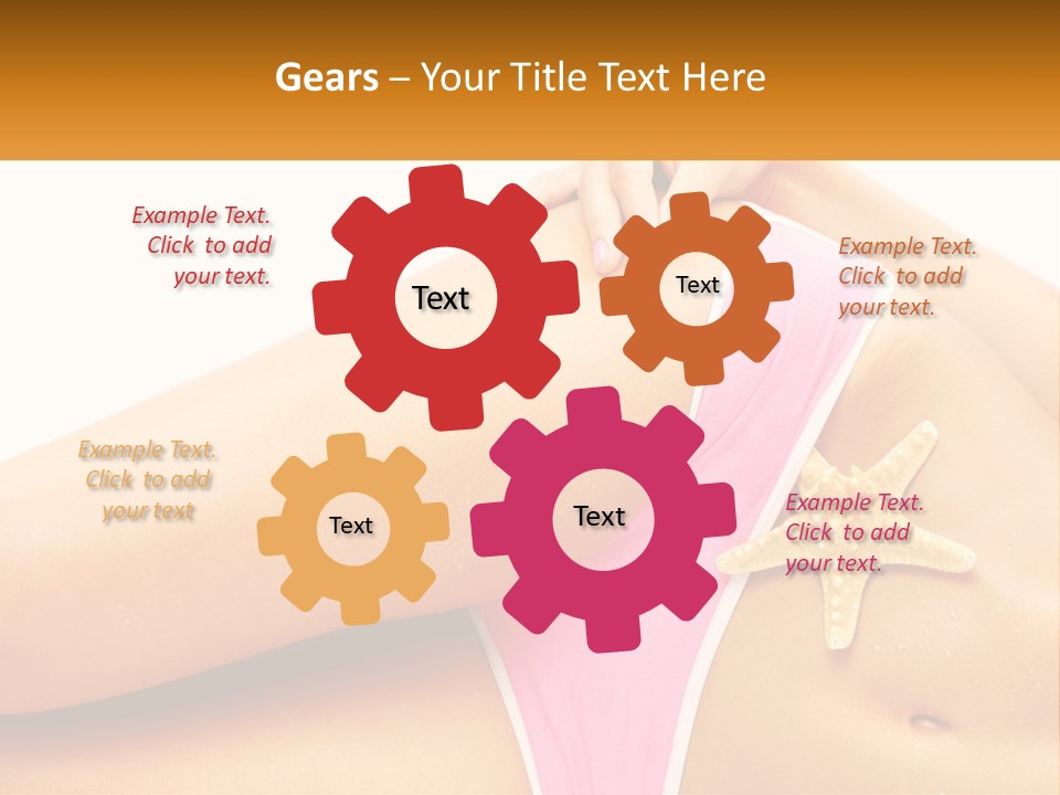 Water Elderly White PowerPoint Template
