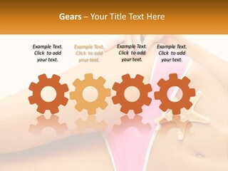 Water Elderly White PowerPoint Template