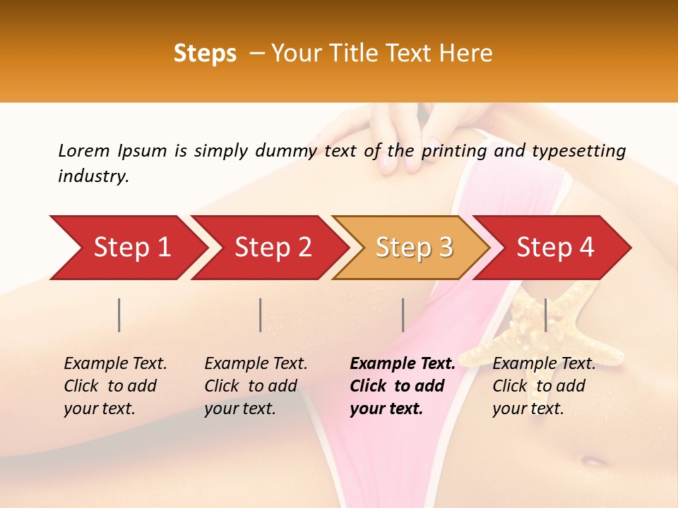 Water Elderly White PowerPoint Template