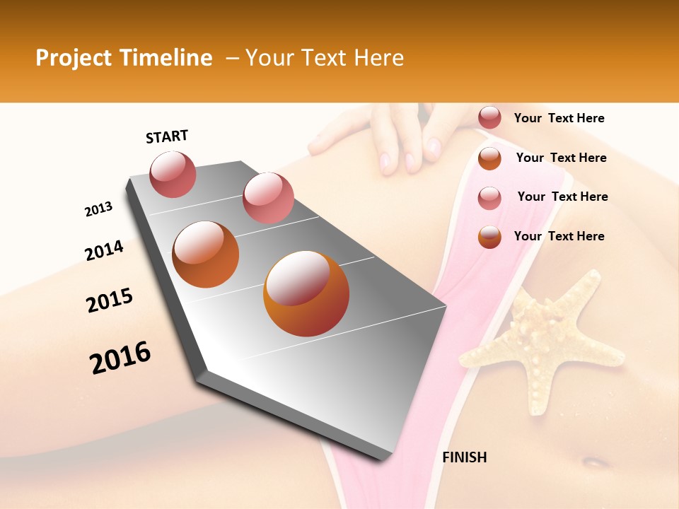 Water Elderly White PowerPoint Template