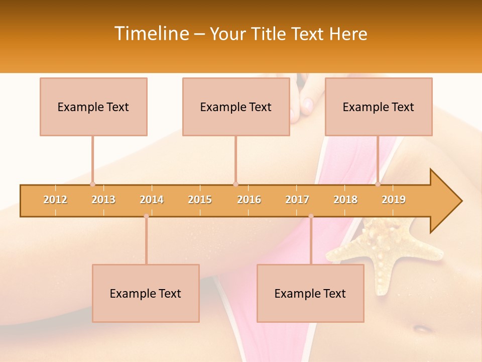 Water Elderly White PowerPoint Template