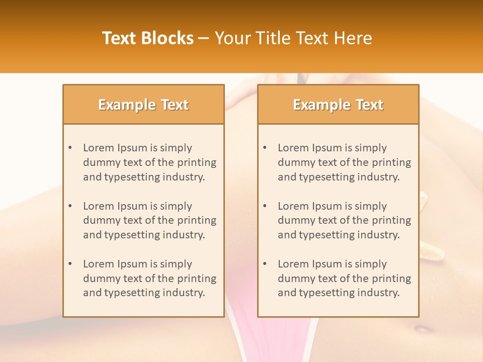 Water Elderly White PowerPoint Template