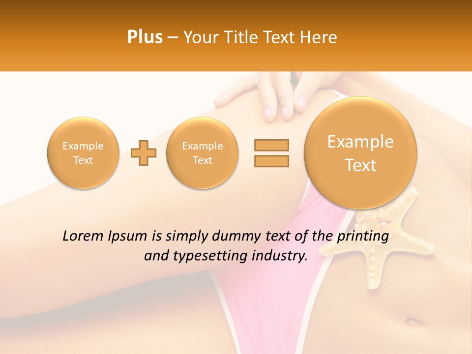 Water Elderly White PowerPoint Template