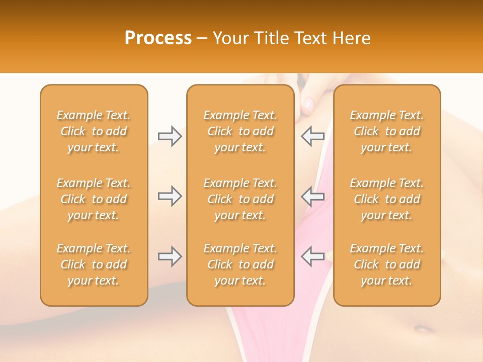 Water Elderly White PowerPoint Template