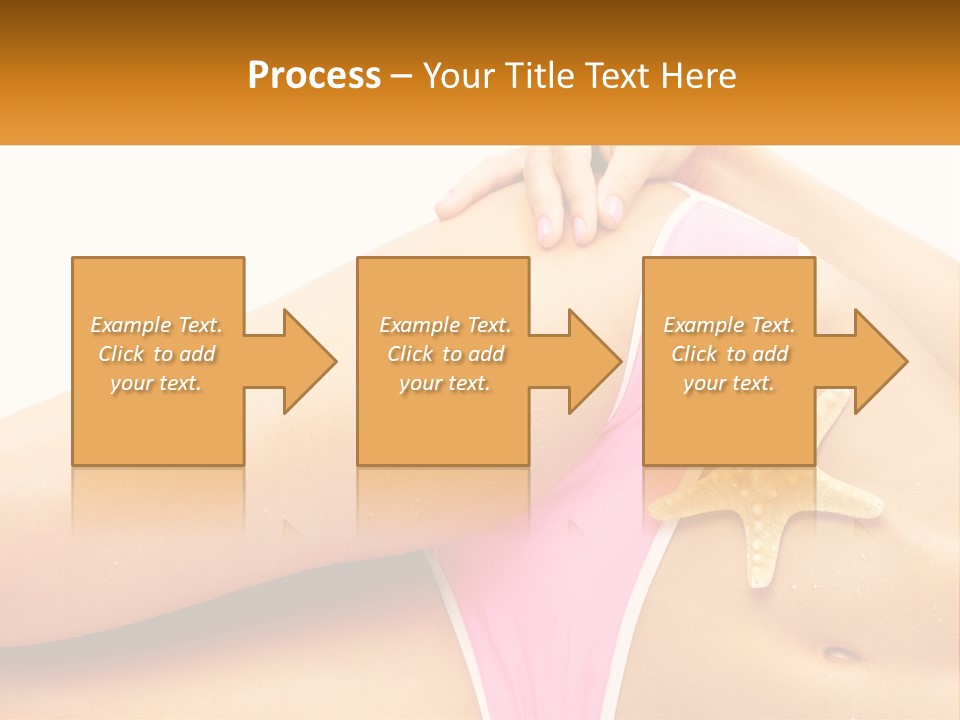 Water Elderly White PowerPoint Template