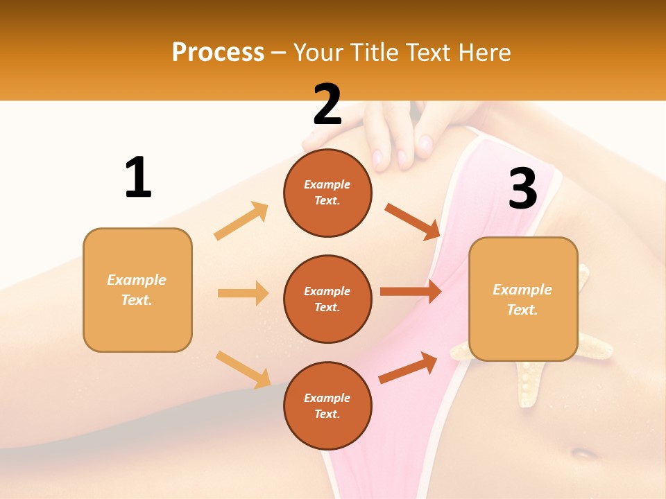 Water Elderly White PowerPoint Template