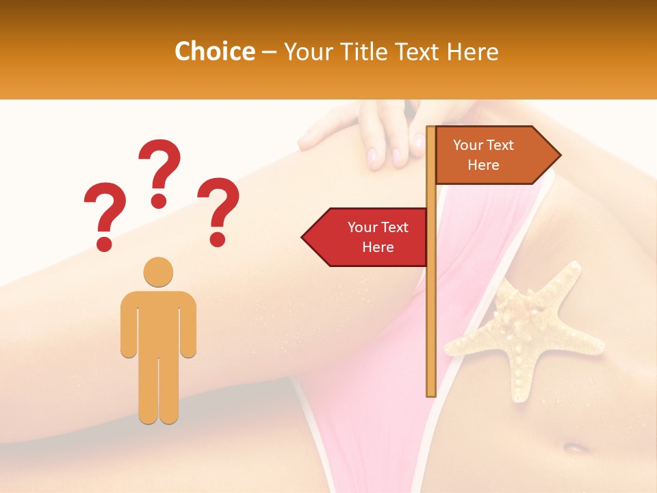 Water Elderly White PowerPoint Template