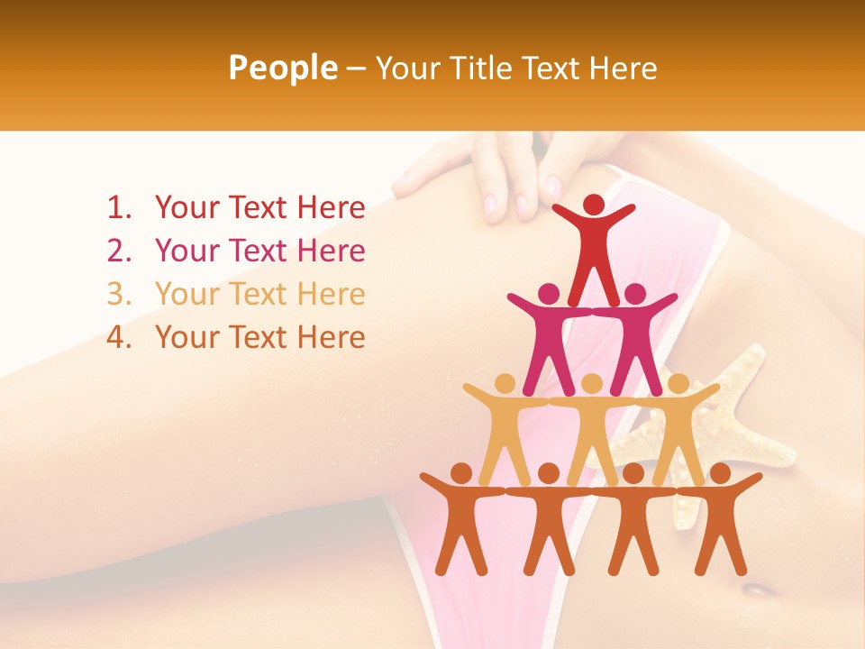 Water Elderly White PowerPoint Template