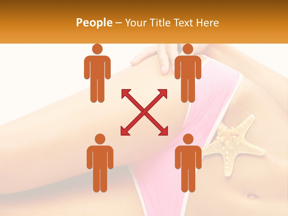 Water Elderly White PowerPoint Template