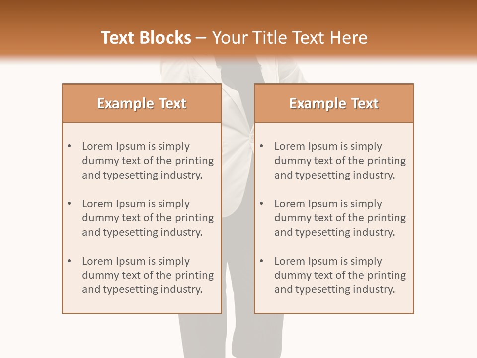 Lifestyle Life Water PowerPoint Template