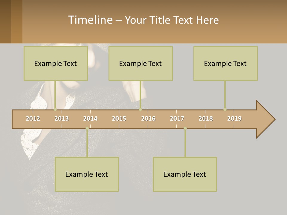 Standing Woman Life PowerPoint Template