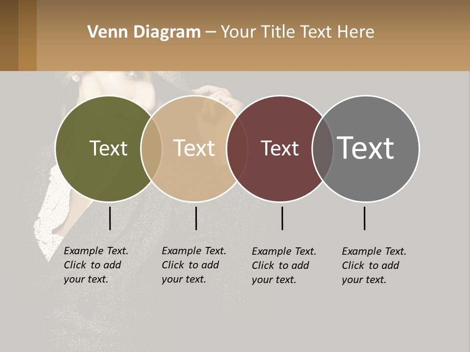 Standing Woman Life PowerPoint Template