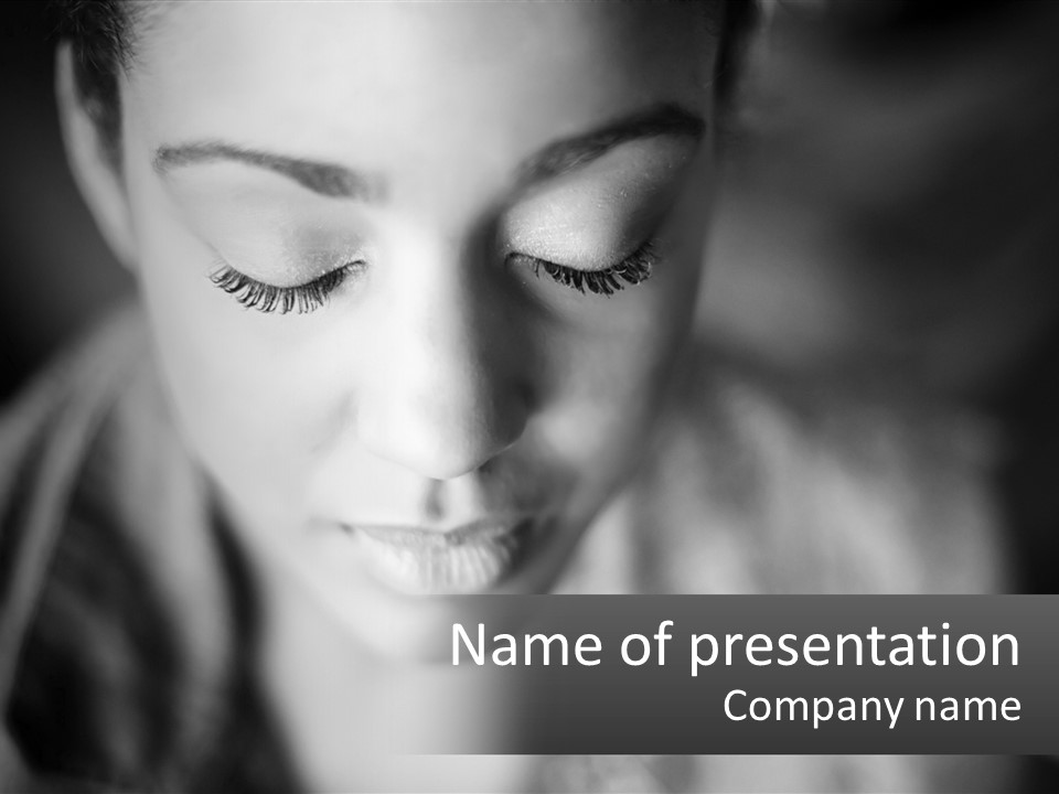 Wave Water Portrait PowerPoint Template