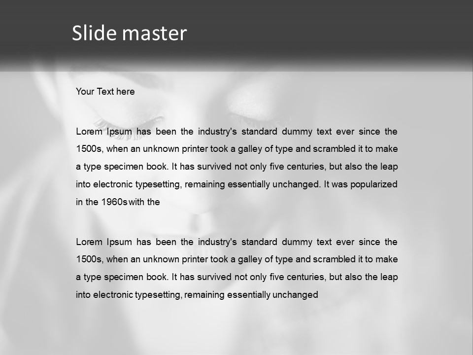 Wave Water Portrait PowerPoint Template