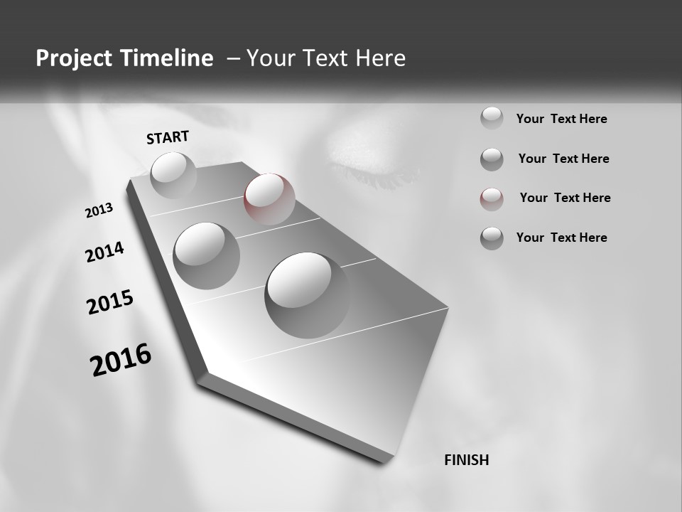 Wave Water Portrait PowerPoint Template