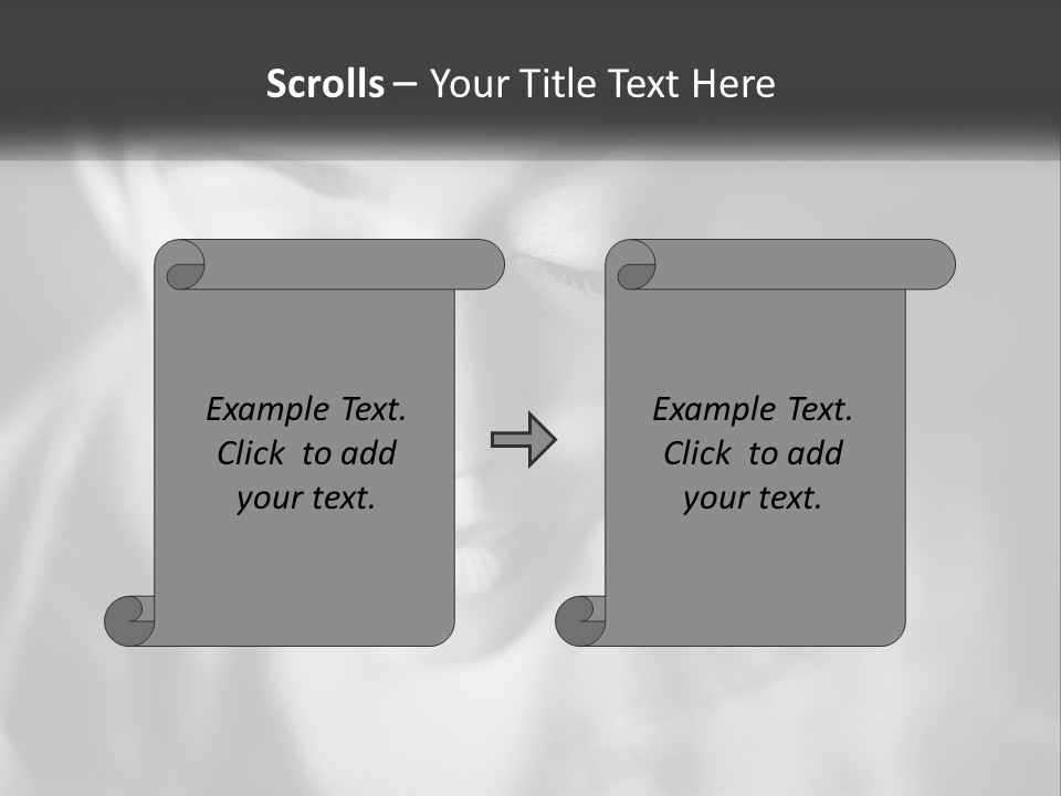 Wave Water Portrait PowerPoint Template
