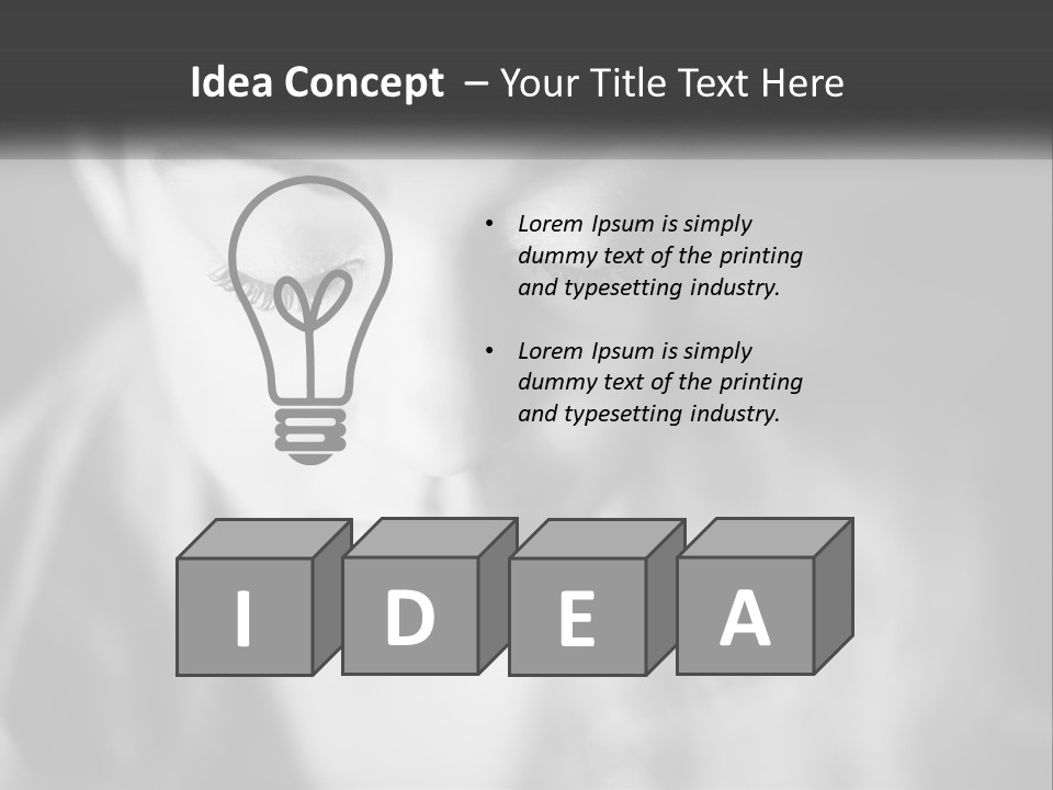 Wave Water Portrait PowerPoint Template