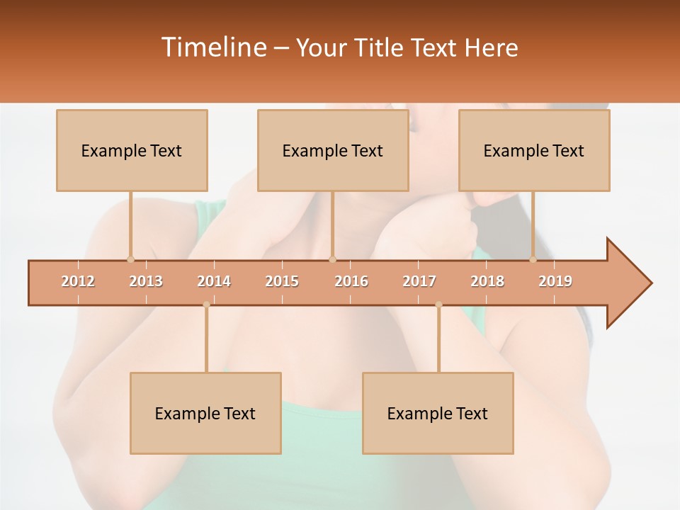 Wave Beach Peaceful PowerPoint Template
