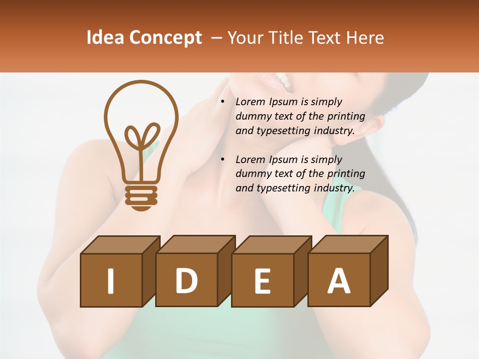 Wave Beach Peaceful PowerPoint Template