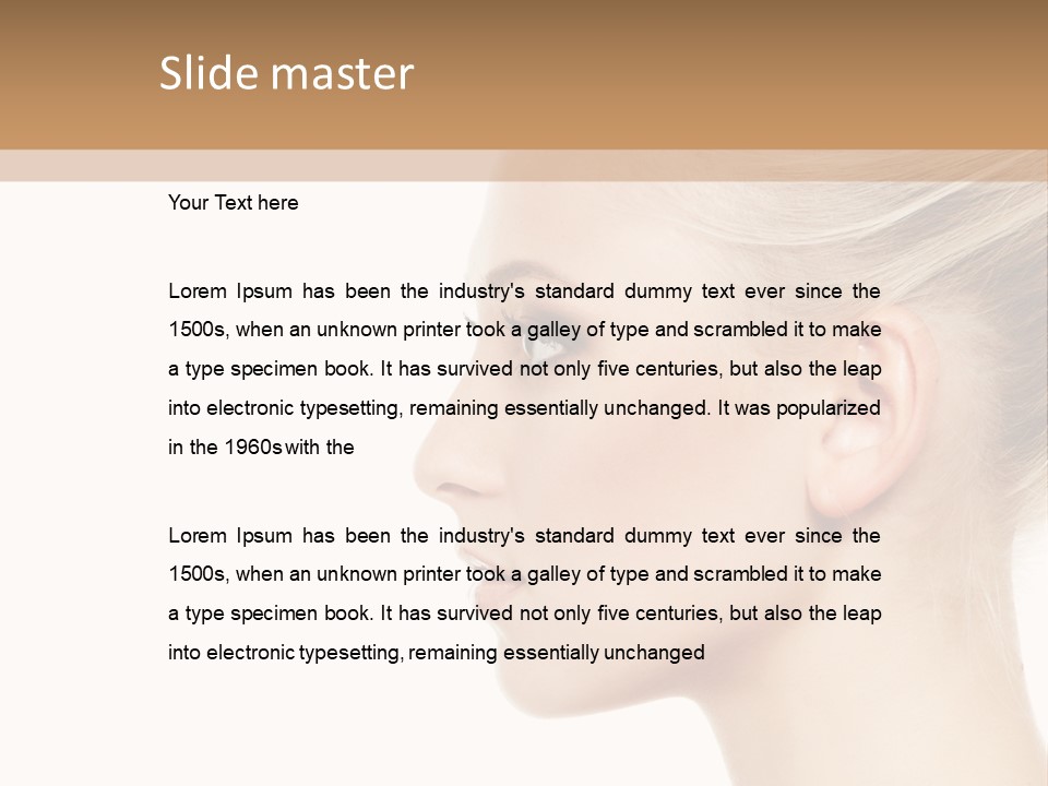 Mother Older Sunset PowerPoint Template