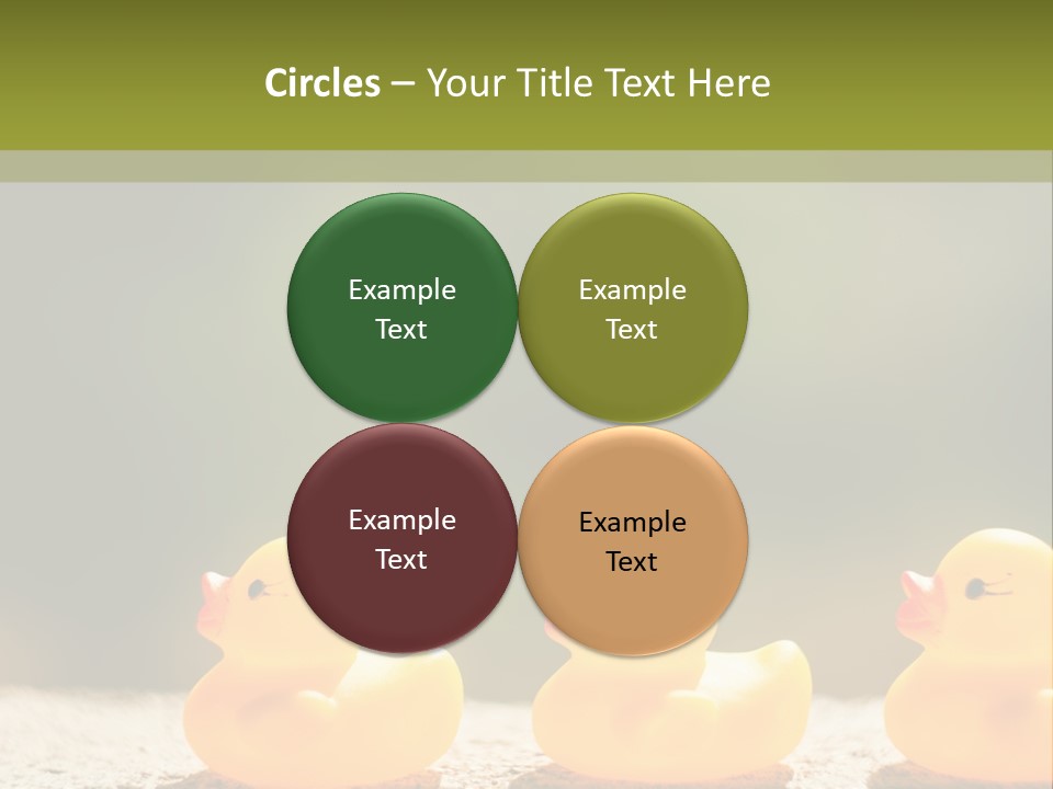 Pensioner Peaceful Single PowerPoint Template