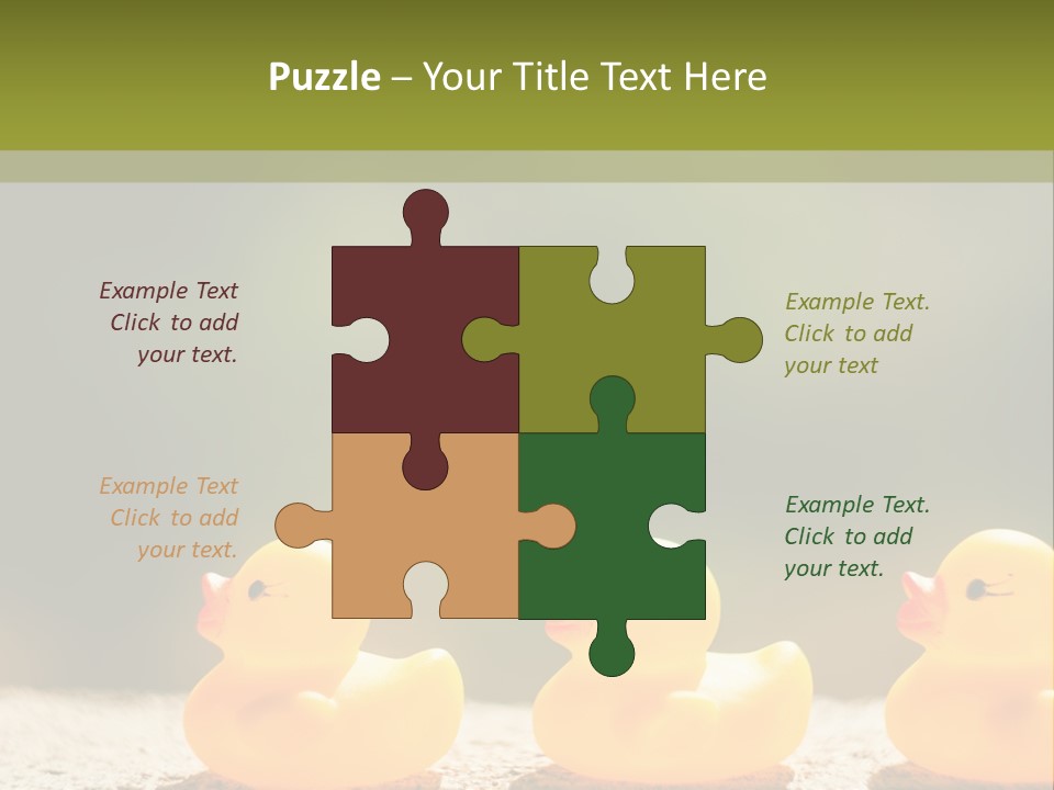 Pensioner Peaceful Single PowerPoint Template