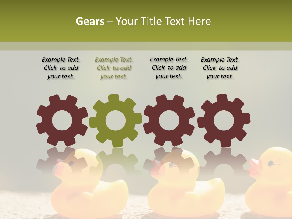 Pensioner Peaceful Single PowerPoint Template