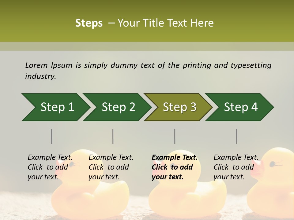 Pensioner Peaceful Single PowerPoint Template