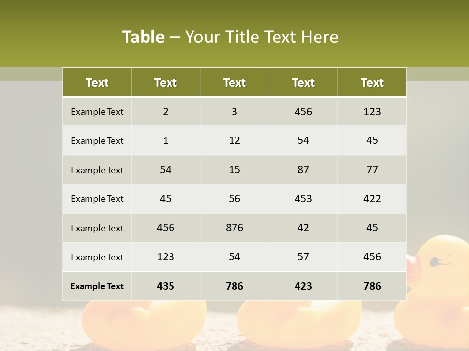 Pensioner Peaceful Single PowerPoint Template