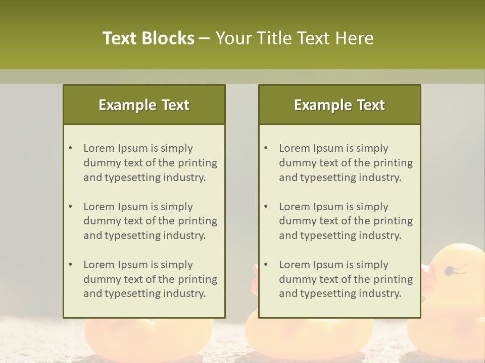 Pensioner Peaceful Single PowerPoint Template