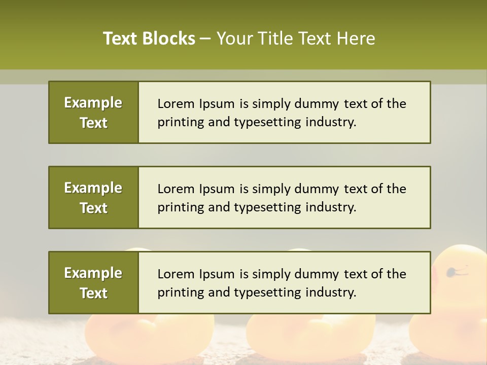 Pensioner Peaceful Single PowerPoint Template