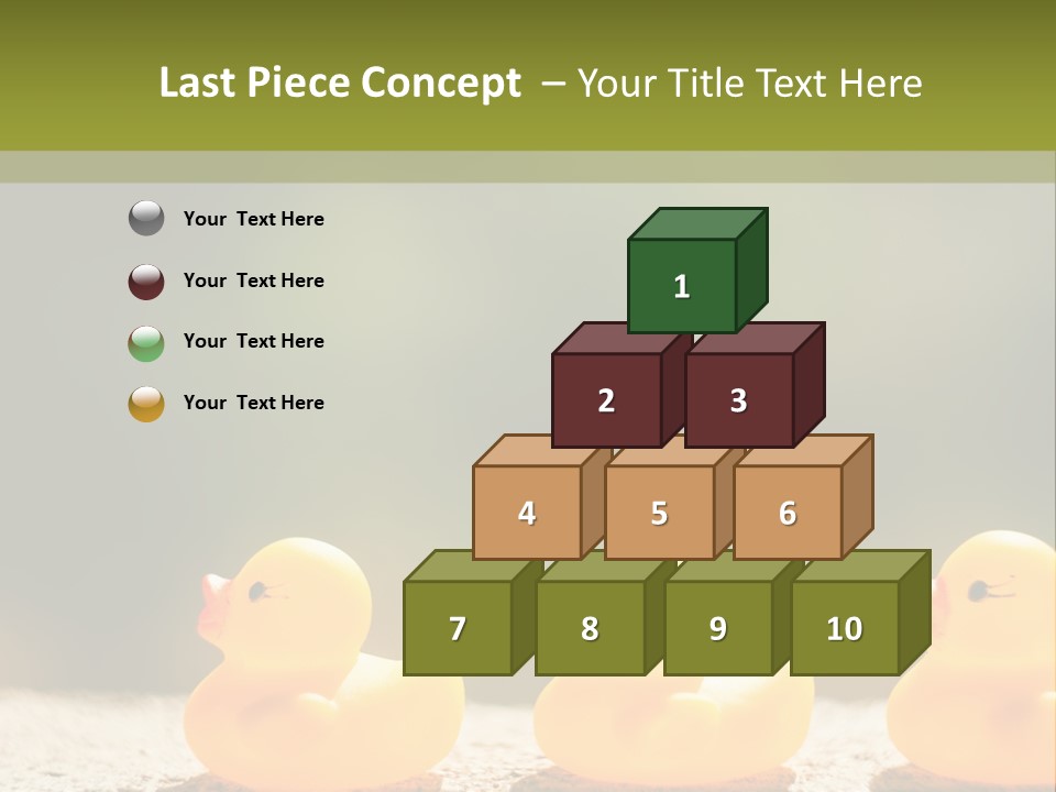Pensioner Peaceful Single PowerPoint Template