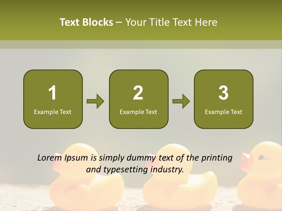 Pensioner Peaceful Single PowerPoint Template