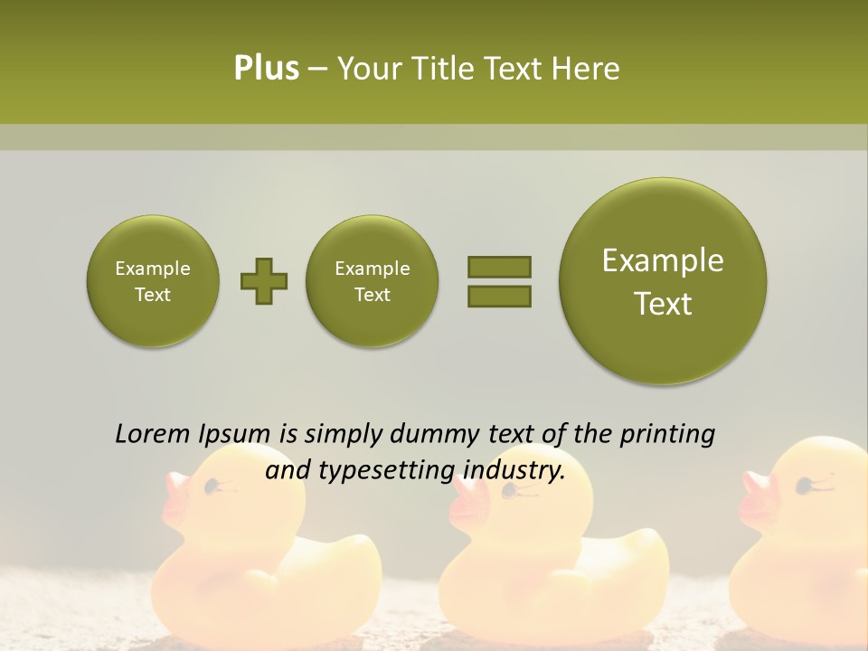 Pensioner Peaceful Single PowerPoint Template