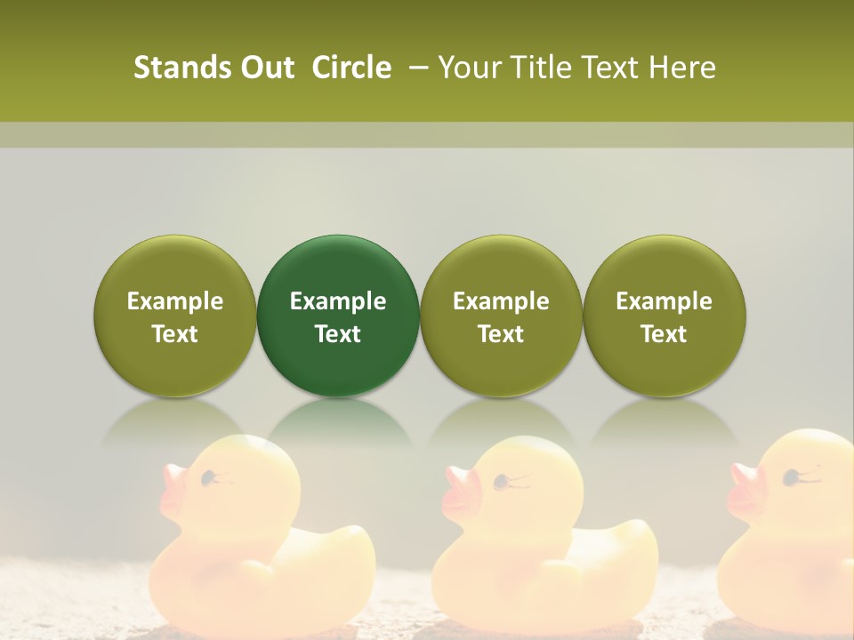 Pensioner Peaceful Single PowerPoint Template