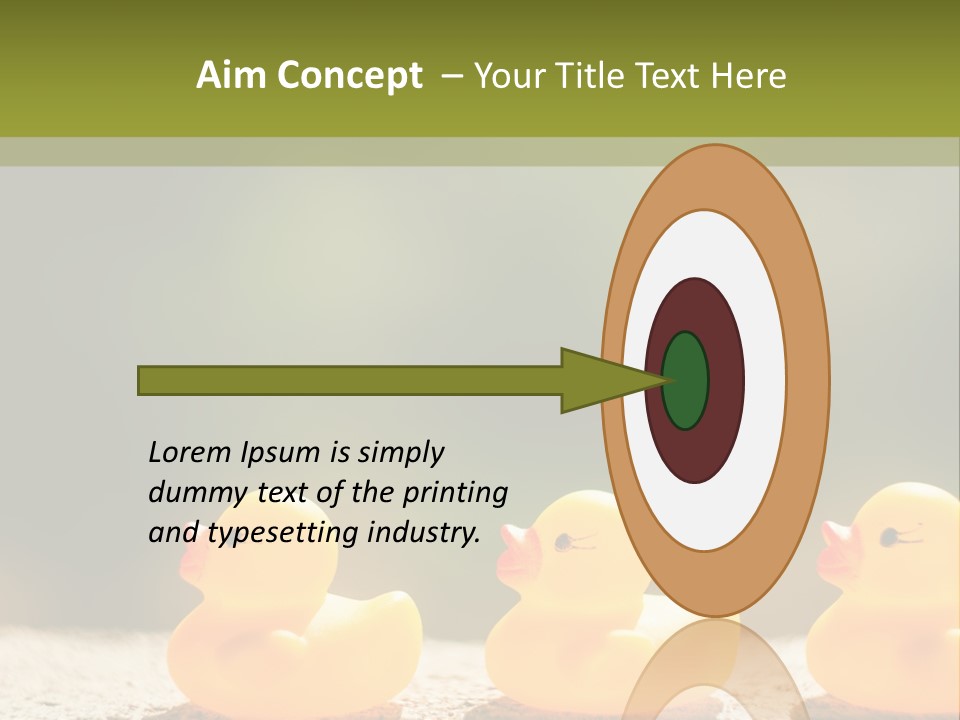 Pensioner Peaceful Single PowerPoint Template