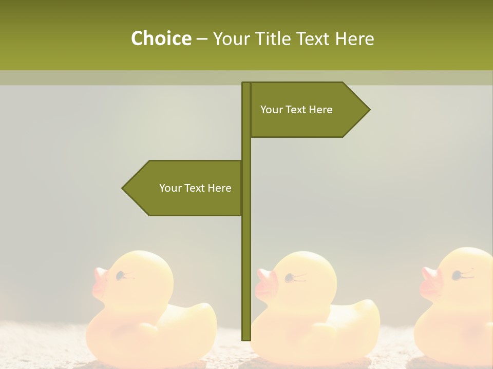 Pensioner Peaceful Single PowerPoint Template