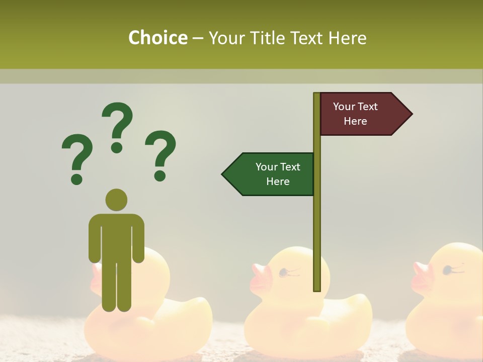 Pensioner Peaceful Single PowerPoint Template