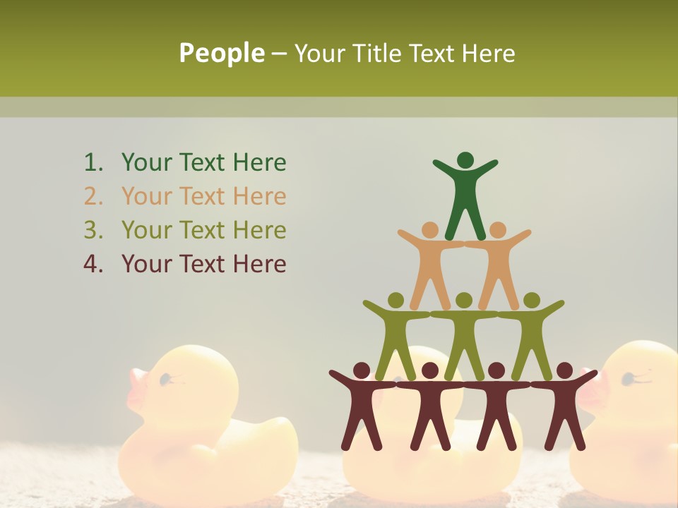 Pensioner Peaceful Single PowerPoint Template