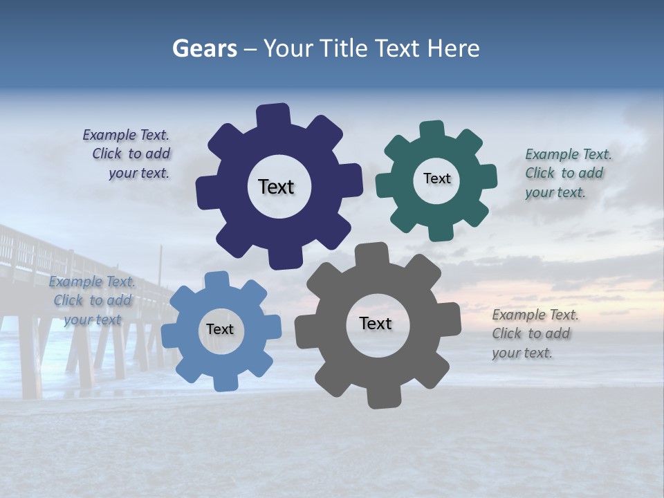 Daughter Coastal Retired PowerPoint Template