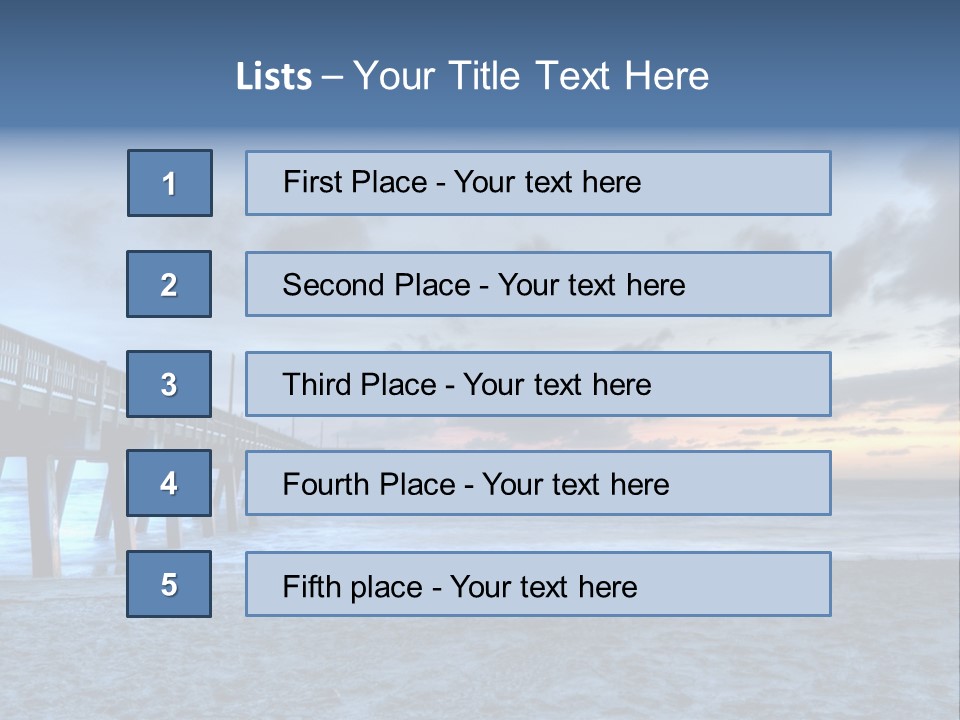 Daughter Coastal Retired PowerPoint Template