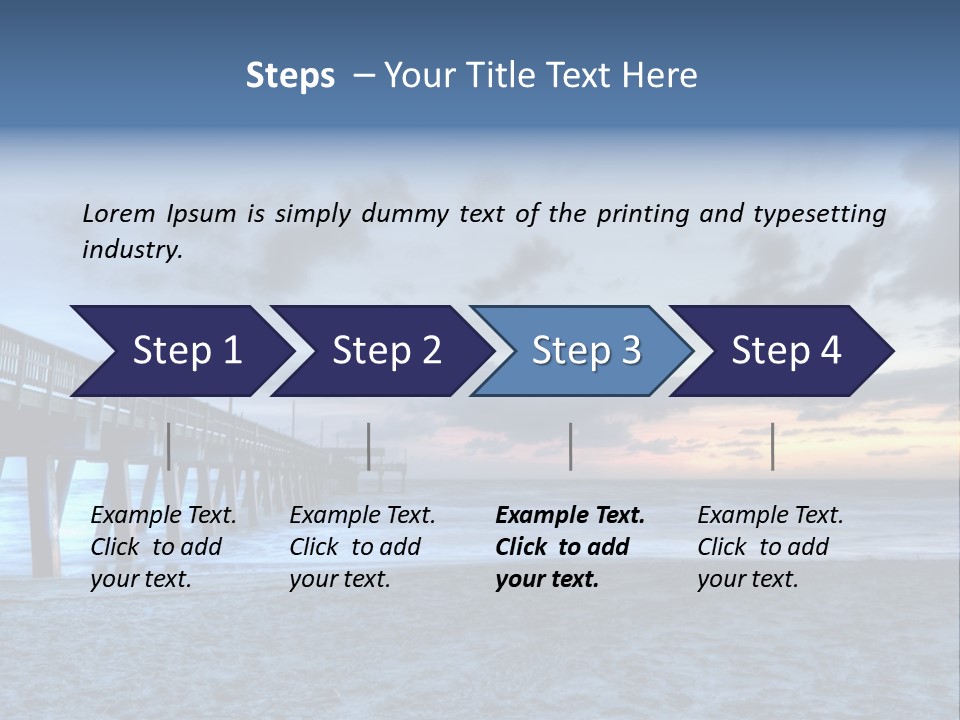 Daughter Coastal Retired PowerPoint Template