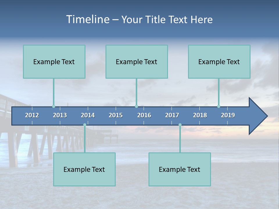 Daughter Coastal Retired PowerPoint Template
